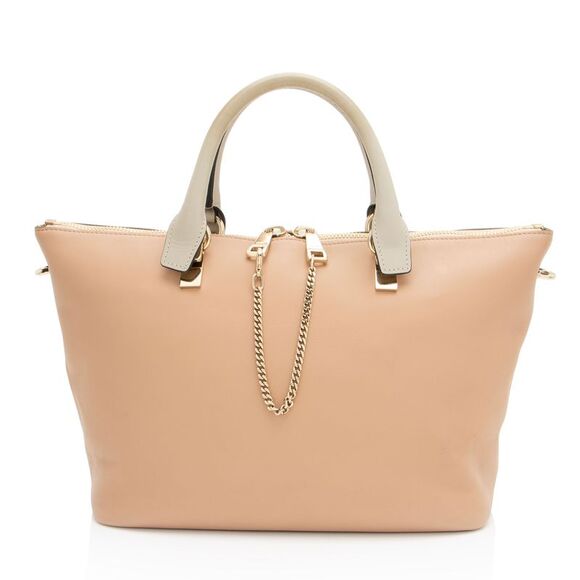 Chloe Leather Baylee Medium Shoulder Bag - Picture 1 of 16
